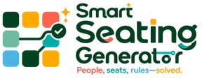 Smart Seating Generator — People, seats, rules—solved.